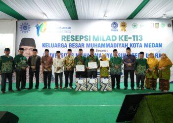 Peduli Bencana Sumatera, Milad ke 113 Muhammadiyah Kota Medan di UMSU Digelar Sederhana