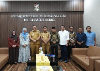 Audensi ke Bupati Deliserdang Rektor UMSU Paparkan Progres Pembangunan Kampus Terpadu