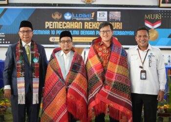 MoU dengan Sejumlah OPD Provsu Rektor UMSU Sharing Kelas Internasional di Seminar dan Pemecahan Rekor MURI LLDIKTI Sumut
