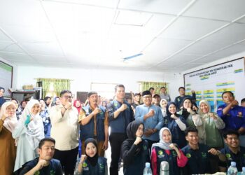 PPK Ormawa UMSU Perkuat Mitigasi Banjir di Desa Mekar Sawit