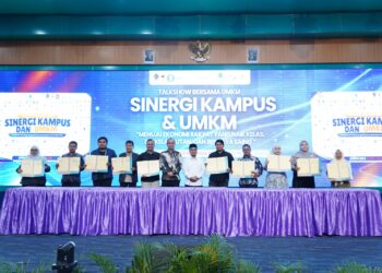 FEB UMSU Teken Kerja Sama dengan 100 Pelaku UMKM  Rektor Siap Dampingi